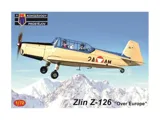 Krabice stavebnice Kovozávody Prostějov KPM0408 Zlin Z-126 Over Europe v měřítku 1/72