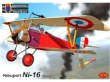 Krabice plastikové stavebnice Kovozávody Prostějov 1/72 Nieuport Ni-16 Aces, kód KPM0451