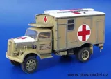 Konverzní sada Plus Model 092 Opel Blitz 4x4 ambulance 1/35 s resinovými díly a fotolepty