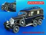 Resinová stavebnice Plus Model 195 Mercedes G4 radiovůz v měřítku 1/35
