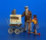 Resinové díly figurky flašinetáře Plus Model 291 v měřítku 1/35