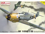 Krabice plastikové stavebnice AZ Model 1/72 Messerschmitt Bf 109E-7 Schlacht Emil