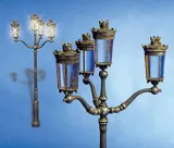 Resinové díly a fotolept doplňku Plus Model 210 městská lampa v měřítku 1/35