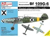 Krabice plastikové stavebnice AZ Model 1/72 Bf 109G-6 Bulgarian Air Force, kód AZ7632