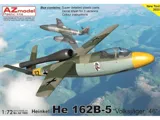 Krabice plastikové stavebnice AZ Model 1/72 Heinkel He 162B-5 Volksjäger 46