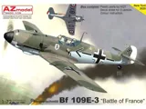 Krabice plastikové stavebnice AZ Model AZ7661 Messerschmitt Bf 109E-3 Battle of France v měřítku 1/72