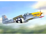 Krabice plastikové stavebnice Kovozávody Prostějov KPM0247 P-51B Mustang Malcolm v měřítku 1/72