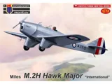 Krabice stavebnice Kovozávody Prostějov KPM0283 Miles M.2H Hawk Major International v měřítku 1/72