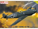 Krabice plastikové stavebnice AZ Model AZ7666 Messerschmitt Bf 109E-4/7N Night Fighter 1/72