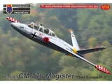 Krabice stavebnice Kovozávody Prostějov KPM0444 Fouga CM-170 Magister v měřítku 1/72