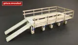 Resinová stavebnice Plus Model 581 servisní rampa 1/35 pro dioráma
