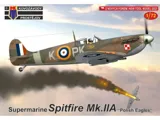 Krabice stavebnice Kovozávody Prostějov 1/72 Spitfire Mk.IIa Polish Eagles