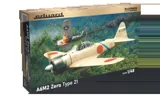 Krabice stavebnice Eduard ProfiPACK 82212 A6M2 Zero Type 21 v měřítku 1/48 — obrázek 2