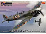 Krabice stavebnice Kovozávody Prostějov KPM0417 Supermarine Spitfire Mk.Vc Trop v měřítku 1/72