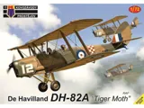 Krabice stavebnice Kovozávody Prostějov KPM0363 de Havilland DH-82A Tiger Moth RAF v měřítku 1/72