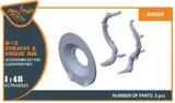 Resinové výfuky Clear Prop CPA48005 pro Hawk H-75 M/N/O v měřítku 1/48 — obrázek 2