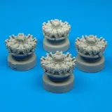 Detailní sada Quickboost QB72026 – motory pro model B-17F/G 1/72 Hasegawa