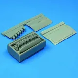Resinový detailní set Quickboost QB48011 motor P-39N/Q Airacobra v měřítku 1/48