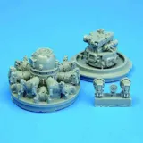 Resinový motor Quickboost QB48013 pro model F4F-4 Wildcat Tamiya v měřítku 1/48