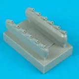 Quickboost QB48054 náhradní výfuky pro model P-51D Mustang v měřítku 1/48