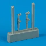 Resinové řídicí páky Aires Quickboost QB48133 pro Fw 190A/D v měřítku 1/48