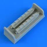 Resinové výfuky Quickboost QB48899 pro Bf 109G-10 Revell v měřítku 1/48