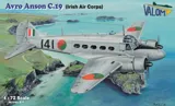 Krabice plastikové stavebnice Valom 72168 Avro Anson C.19 Irish Air Corps v měřítku 1/72 — obrázek 3