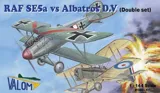 Krabice stavebnice Valom 14418 RAF S.E.5a vs Albatros D.V v měřítku 1/144