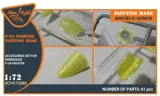 Maskovací sada Clear Prop CPA72089 z kabuki papíru pro model F-2A v měřítku 1/72 — obrázek 2