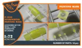 Maskovací sada Clear Prop CPA72032 z kabuki papíru pro model F-104G v měřítku 1/72 — obrázek 2