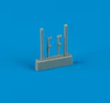 Resinové řídicí páky Aires Quickboost QB48133 pro Fw 190A/D v měřítku 1/48 — obrázek 2