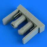 Resinové senzory radiovýškoměru Quickboost QB32218 pro MiG-21 v měřítku 1/32 — obrázek 2
