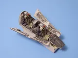 Resinová kokpitová sada Aires 4126 pro F-4E/F Phantom II v měřítku 1/48, stavebnice Hasegawa — obrázek 2