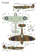 Krabice stavebnice Hobby 2000 H2K32003 Supermarine Spitfire Mk.VA v měřítku 1/32 — obrázek 5