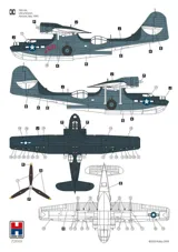 Krabice stavebnice Hobby 2000 H2K72065 Consolidated PBY-5A Catalina ETO v měřítku 1/72 — obrázek 4