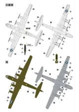 Krabice stavebnice Hobby 2000 H2K72070 B-29 Superfortress v měřítku 1/72 — obrázek 5