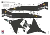 Krabice stavebnice Hobby 2000 72082 F-4K Phantom FG.1 Late vol.2 v měřítku 1/72 — obrázek 4