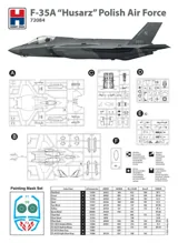 Krabice stavebnice Hobby 2000 H2K72084 F-35A „Husarz" polské letectvo v měřítku 1/72 — obrázek 2