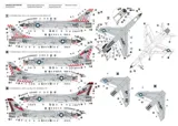 Krabice stavebnice Hobby 2000 H2K48040 F-8J Crusader v měřítku 1/48 — obrázek 2