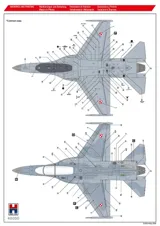 Krabice stavebnice Hobby 2000 H2K48050 FA-50GF polské letectvo v měřítku 1/48 — obrázek 5