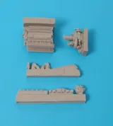 Resinová sada Aires 4127 zbraňový prostor He 219A-7 v měřítku 1/48 pro model Tamiya — obrázek 2