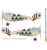 Stavebnice letounu HPH Models 1/32 Aviatik Berg D.I, katalogové číslo HPH32042R — obrázek 2