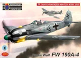 Krabice stavebnice Kovozávody Prostějov KPM0492 Focke-Wulf Fw 190A-4 v měřítku 1/72