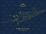 Krabice stavebnice Eduard Royal Class R0024 P-40K Warhawk DUAL COMBO v měřítku 1/48