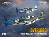 Krabice stavebnice Eduard 11181 OVERLORD: D-DAY MUSTANGS P-51B Mustang Dual Combo v měřítku 1/48