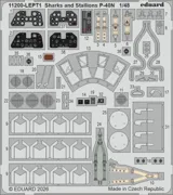 Krabice stavebnice Eduard 11200 Sharks and Stallions DUAL COMBO 1/48 s letouny P-40N a P-51B/C — obrázek 41