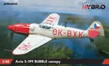 Stavebnice Eduard 948012 Avia S-199 bubble canopy 1/48 HYBRID Edition s resinovými díly