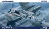 Krabice plastikové stavebnice Eduard 84118 Fw 190A-5 light fighter v měřítku 1/48