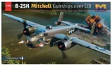 Krabice stavebnice HK Models 01E37 B-25H Mitchell Gunships over CBI v měřítku 1/32