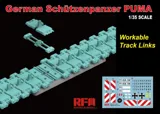 Krabice stavebnice Rye Field Model RFM5021 Schützenpanzer Puma 1/35 s pohyblivými pásy — obrázek 4